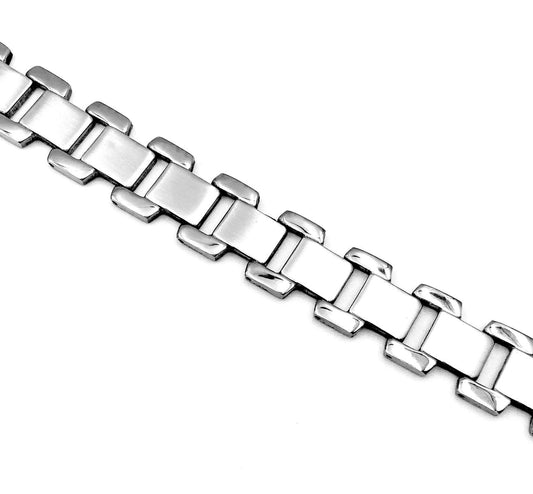 Center Link 13mm 8.5" Stainless Steel Bracelet